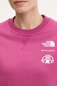 Bavlněná mikina The North Face Outdoor Graphic NF0A8C246EO1 růžová