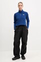 The North Face bluza sportowa 100 Glacier Cropped NF0A855ND1R1 granatowy SS25