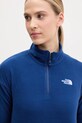 The North Face bluza sportowa 100 Glacier Cropped granatowy NF0A855ND1R1