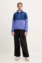 The North Face bluza sportowa Glacier Heavyweight NF0A89JBAI41 fioletowy SS25