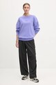 The North Face felpa in cotone Nature Relaxed NF0A8BVX0YI1 violetto SS25