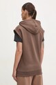 Bavlněná mikina The North Face Relaxed NF0A8BW21OI1 hnědá SS25