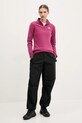 The North Face bluza sportowa 100 Glacier NF0A855M6EO1 różowy SS25