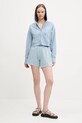 Guess Originals hanorac de bumbac W5RQ13.K68I1 albastru SS25