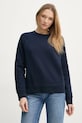 Bavlněná mikina ZADIG&VOLTAIRE bez kapuce námořnická modř JWSS01605.404