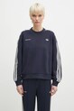 adidas Originals felpa x Sporty & Rich Sweatshirt semplice blu navy JN5331