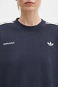 adidas Originals felpa x Sporty & Rich Sweatshirt blu navy JN5331