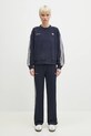 adidas Originals felpa x Sporty & Rich Sweatshirt JN5331 blu navy