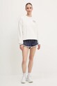adidas Originals hanorac de bumbac Graphic Sweat JC7769 alb SS25