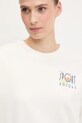 adidas Originals hanorac de bumbac Graphic Sweat alb JC7769
