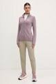 Jack Wolfskin bluza sportowa Kolbenberg A63965 różowy SS25