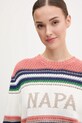 Βαμβακερό πουλόβερ Napapijri D-Aulla πολύχρωμο NP0A4IL681S1