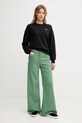 United Colors of Benetton bluză 31NB3M07K negru SS25