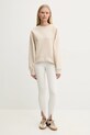 BOSS bluza 50537492 bej SS25