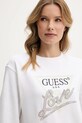 Odzież Guess bluza LOVE W5GQ05.KB683 biały
