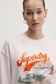 Хлопковая кофта Superdry розовый W2012247A.D7F