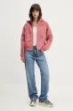 Superdry bluza polarowa W2012288A.9KS pomarańczowy SS25