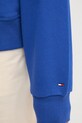 Bombažen pulover Tommy Hilfiger WW0WW45979 modra