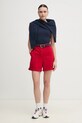 Tommy Hilfiger hanorac de bumbac WW0WW45980 bleumarin SS25
