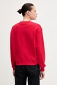 Βαμβακερή μπλούζα Tommy Hilfiger WW0WW44631 κόκκινο SS25