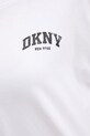 Dkny longsleeve din bumbac DP5T1226 alb