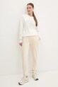 Dkny maglione in cotone DP5R6022 bianco SS25