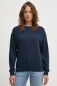 Mikina Tommy Hilfiger bez kapucne tmavomodrá UW0UW05771