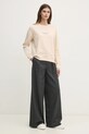 Calvin Klein Jeans bluza bawełniana J20J225360 beżowy SS25