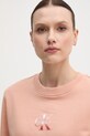 Бавовняна кофта Calvin Klein Jeans помаранчевий J20J225360