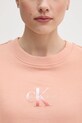Бавовняна кофта Calvin Klein Jeans J20J225360 помаранчевий