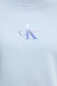 Бавовняна кофта Calvin Klein Jeans J20J225360 блакитний