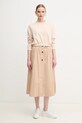 Calvin Klein Jeans felpa in cotone J20J225363 beige SS25