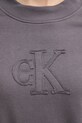 Calvin Klein Jeans pamut melegítőfelső J20J225363 szürke