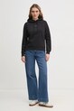Calvin Klein Jeans felpa in cotone J20J225364 nero SS25