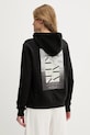 Calvin Klein Jeans bluza bawełniana z kapturem czarny J20J225368