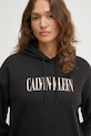 Бавовняна кофта Calvin Klein Jeans чорний J20J225579