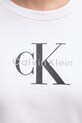 Mikina Calvin Klein Jeans bílá LV047B234G