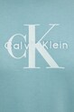 Calvin Klein Jeans bluza damska z bawełną LV047B234G turkusowy