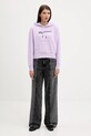 Mikina Karl Lagerfeld Jeans A2W20053 fialová AW25