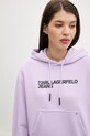 Mikina Karl Lagerfeld Jeans fialová A2W20053