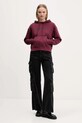 Karl Lagerfeld Jeans bluza A2W20053 bordowy AW25