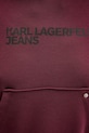 Mikina Karl Lagerfeld Jeans A2W20053 burgundské