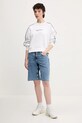 Bavlnená mikina Karl Lagerfeld Jeans A2W20016 biela SS25