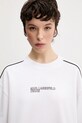 Bavlnená mikina Karl Lagerfeld Jeans biela A2W20016