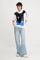 Karl Lagerfeld Jeans hanorac de bumbac A2W20016 negru SS25