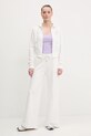 Guess bluza bawełniana PRIMULA V5GQ10.KCRP0 biały SS25