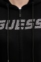 Guess bluza bawełniana PRIMULA V5GQ10.KCRP0 czarny