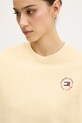 Памучен суичър Tommy Jeans жълт DW0DW20639