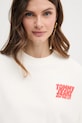 Bavlnená mikina Tommy Jeans biela DW0DW21345