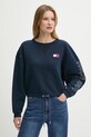 Bombažen pulover Tommy Hilfiger SAILING Brez kapuce mornarsko modra WW0WW46764